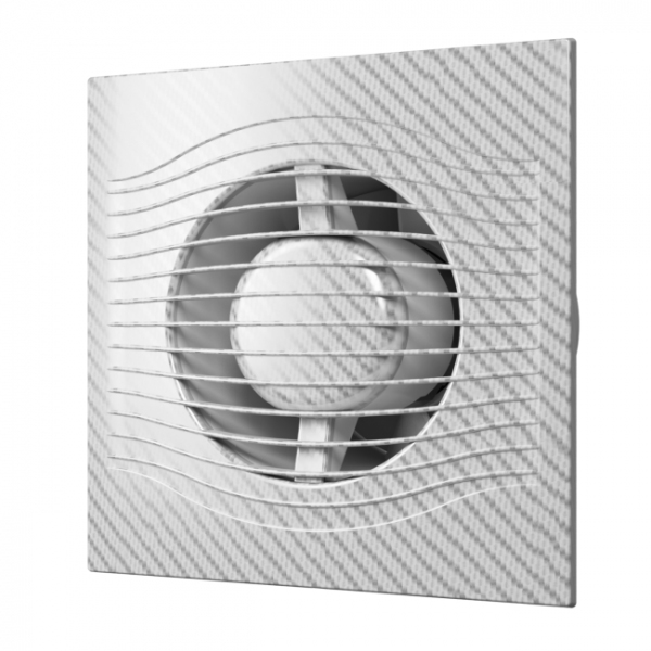 SLIM 4C White Carbon/Вентилятор стеновой бытовой, ERA