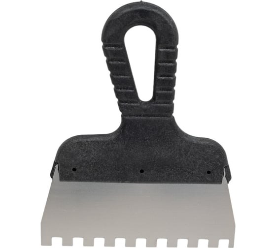 06299/Шпатель нержавеющий 150мм х зуб 6мм