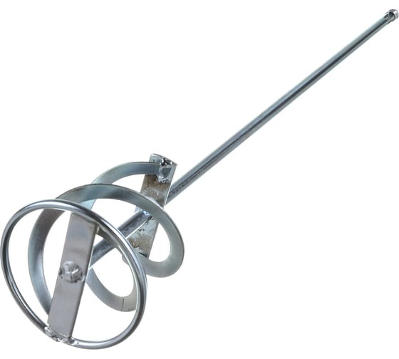 09062/Насадка миксерная для смесей 100х500мм оцинкованная, хвостовик винт М14, VOREL