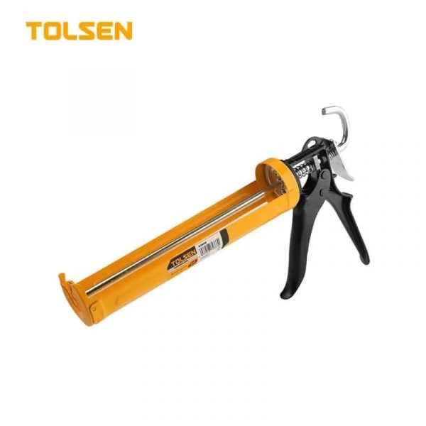 43050/Пистолет для герметика полуоткрытый 225 мм, усиленный корпус, TOLSEN