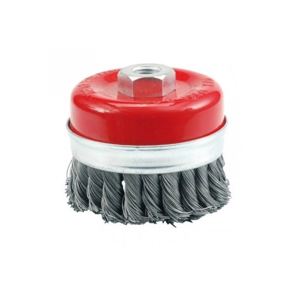06975/Щетка-чашка стальная на болгарку 80мм, VOREL