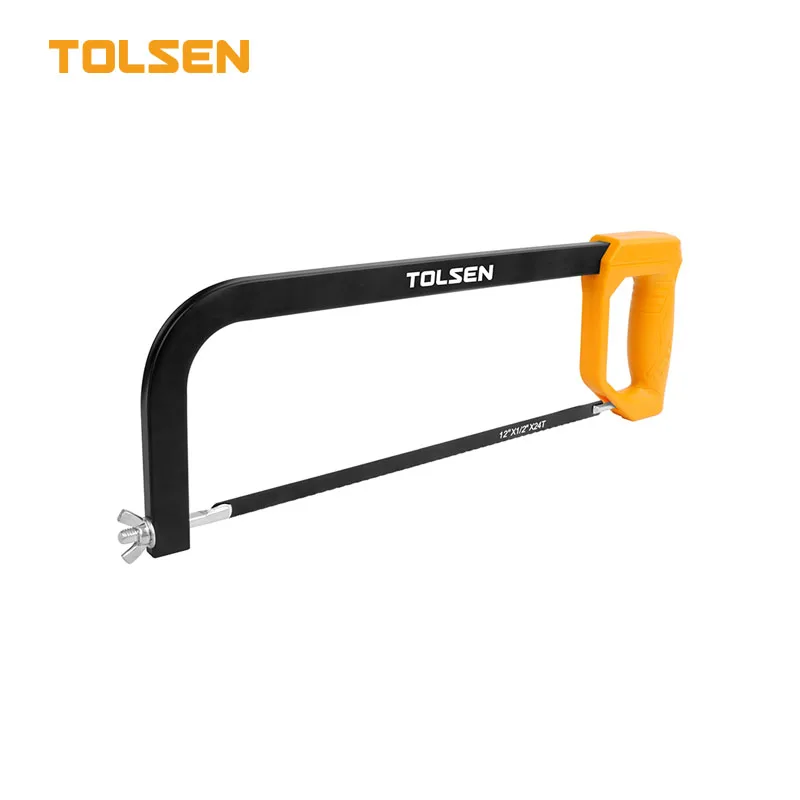 30052/Ножовка по металлу 300мм, прямоугольная стальная, рама, полотно в комплекте, TOLSEN 30052/Ножовка по металлу 300мм, прямоугольная стальная, рама, полотно в комплекте, TOLSEN